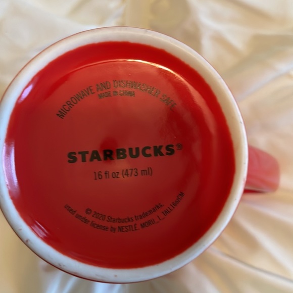 Starbucks Red Heart Mug 16oz Grande - Picture 5 of 5